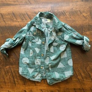 Oshkosh 4T long sleeve button down shirt